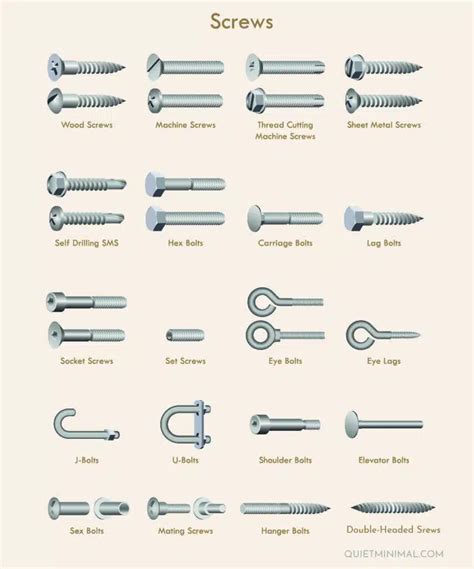 types of screw points